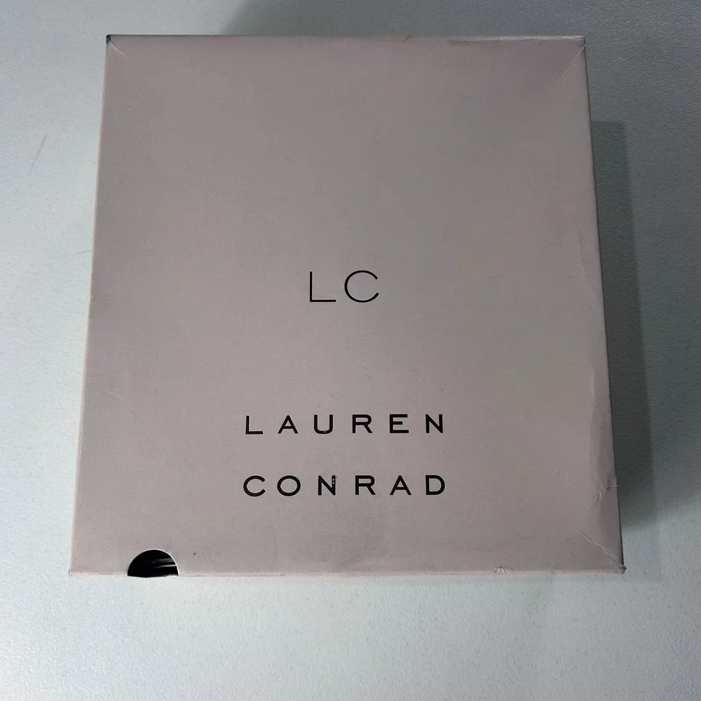LC Lauren Conrad Alexi Taupe Ankle Boots Womens 7‎ Memory Foam Lug Sole